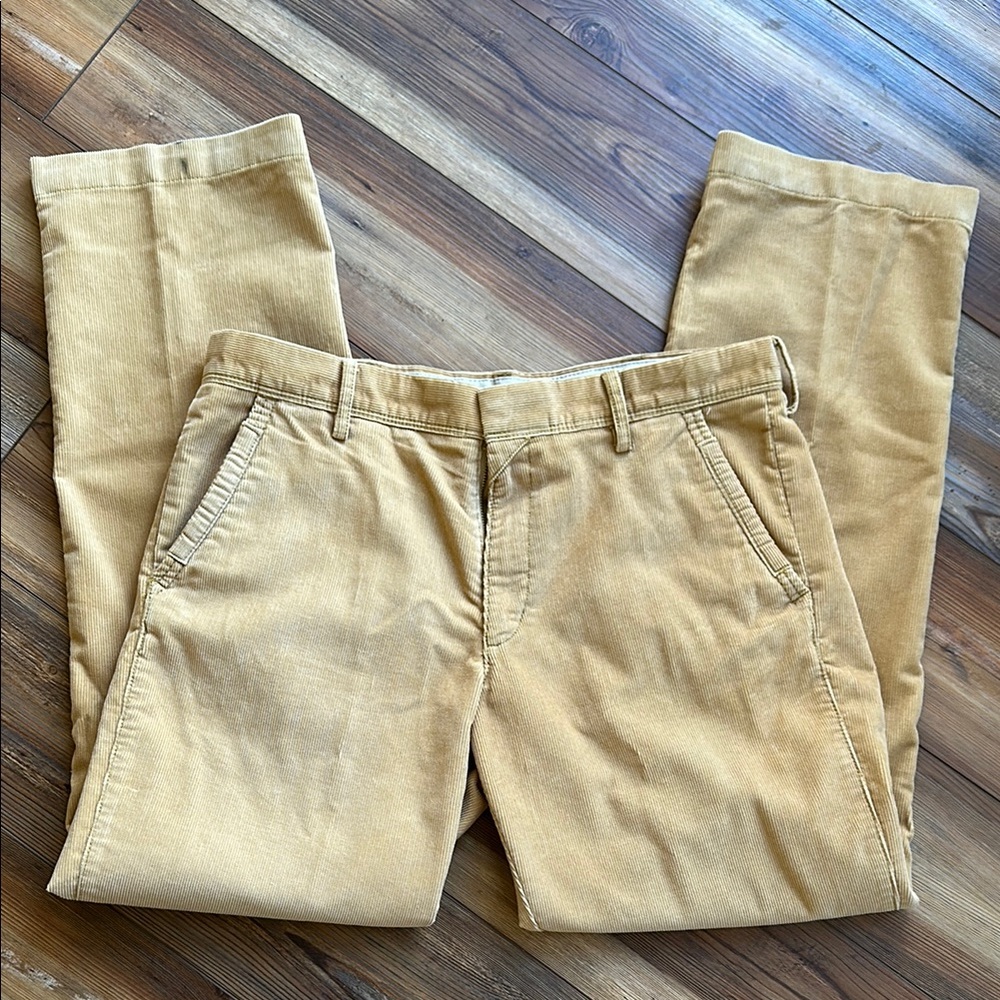 Life Khaki (Haggar)Tan Chinos Straight Leg Cotton Blend